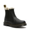 Sztyblety Dr. Martens 2976 LEONARE FAUX FUR Black Burnished Wyoming 21045001 OCIEPLANE